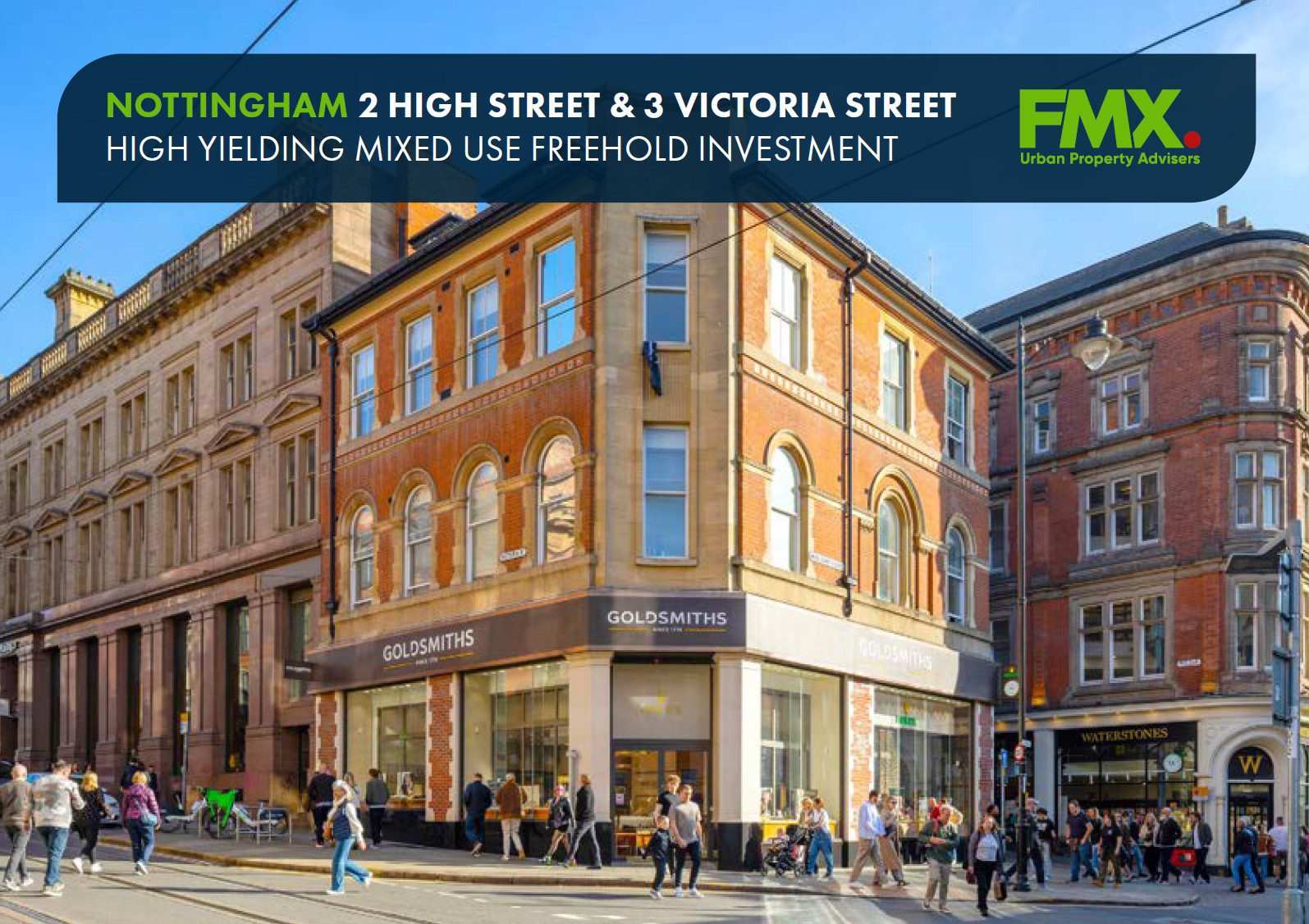 Nottingham High Street And Victoria Street Photo